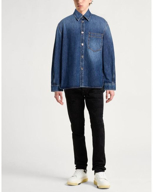 Givenchy Blue Denim Outerwear Cotton for men