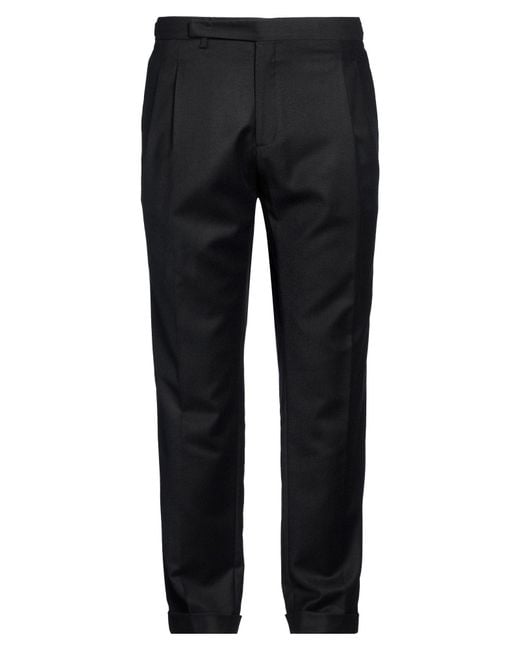 Briglia 1949 Black Pants Virgin Wool, Elastane for men