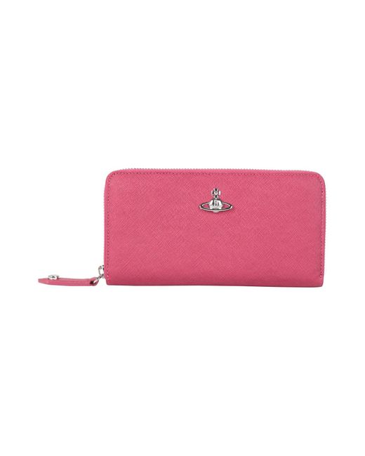 Vivienne Westwood Pink Fuchsia Wallet Cow Leather