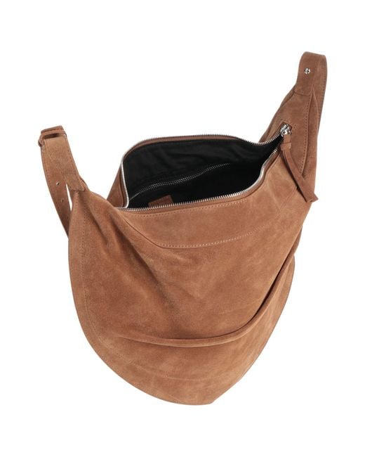 FEDERICO CINA Brown Cross-Body Bag Leather