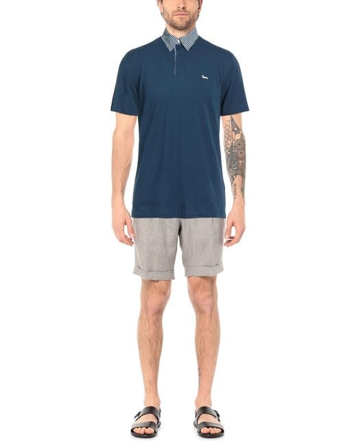 Harmont & Blaine Blue Polo Shirt for men