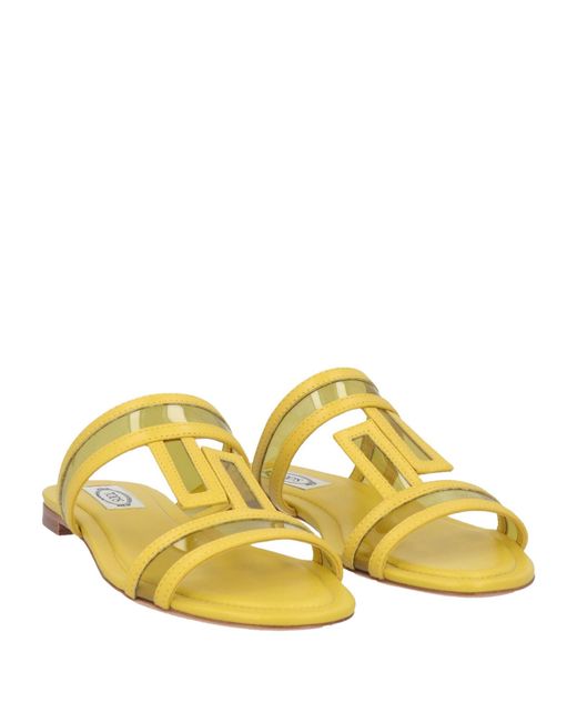 Tod's Yellow Sandals