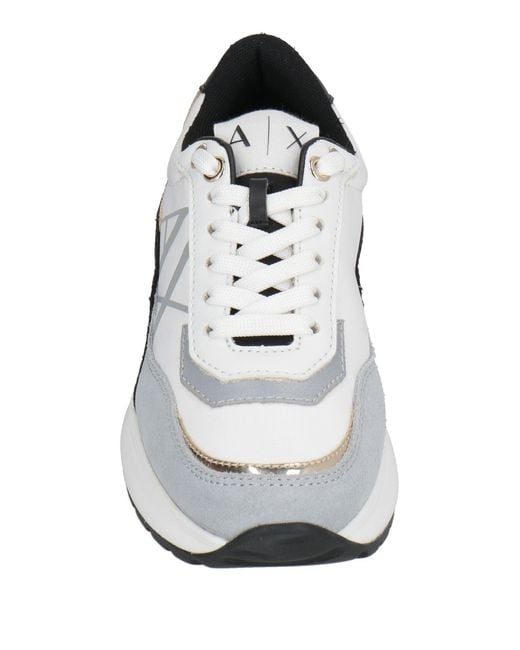 ARMANI EXCHANGE White Trainers