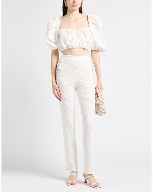 Fracomina White Pants