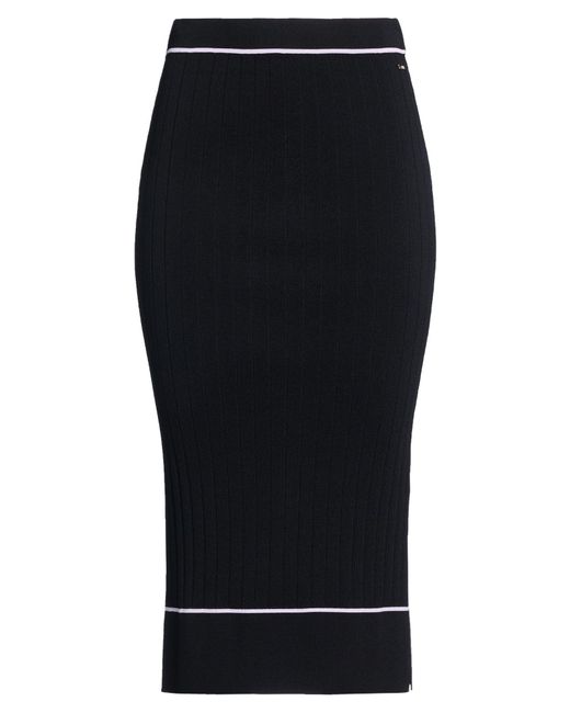 ARMANI EXCHANGE Black Midi Skirt