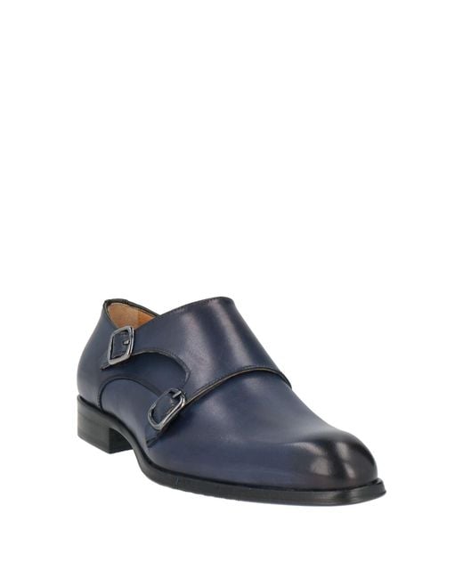 Sutor Mantellassi Blue Loafers Leather for men