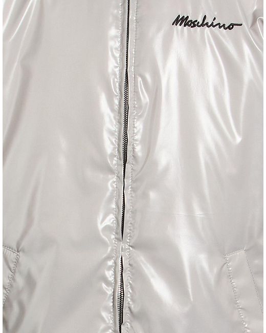 Moschino Gray Jacket Polyester, Polyurethane Resin for men