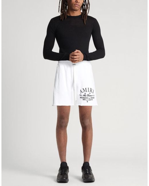 Amiri White Shorts & Bermuda Shorts for men