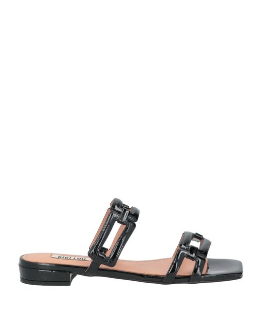 Bibi Lou Black Sandals Leather