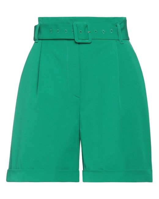 SIMONA CORSELLINI Green Shorts & Bermuda Shorts