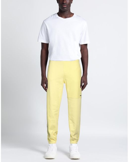 MSGM Yellow Trouser for men