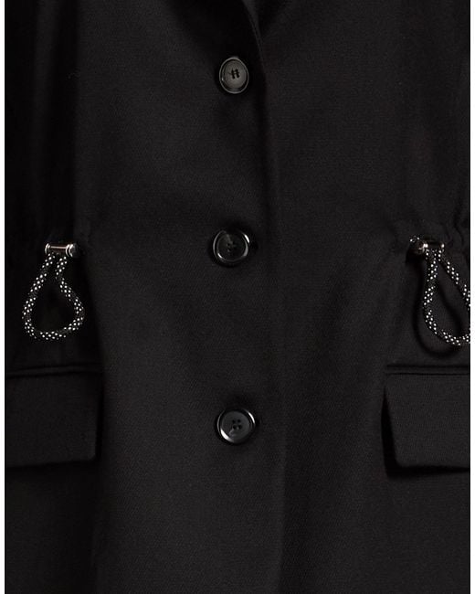 Pinko Black Jacket Wool, Polyester, Viscose, Elastane