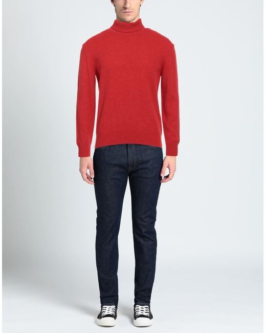 Retois Red Turtleneck for men