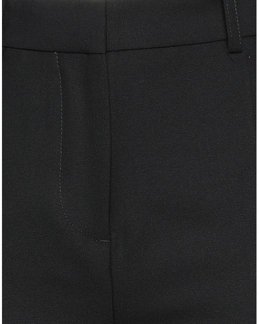 Totême  Black Pants Recycled Polyester, Wool