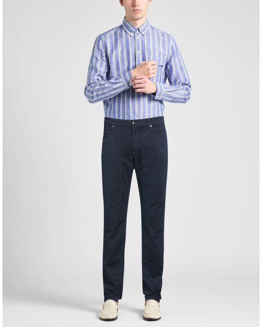 Jeckerson Blue Pants for men