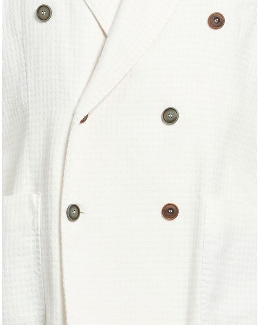 Bob White Blazer Cotton, Polyamide for men