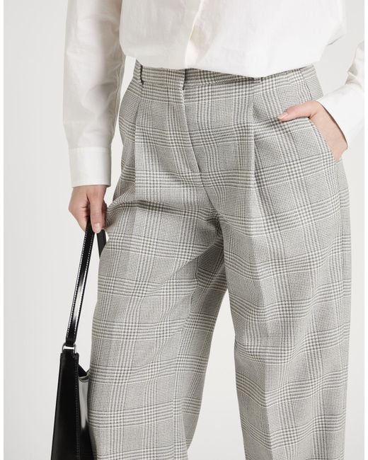 Boss Gray Pants Virgin Wool