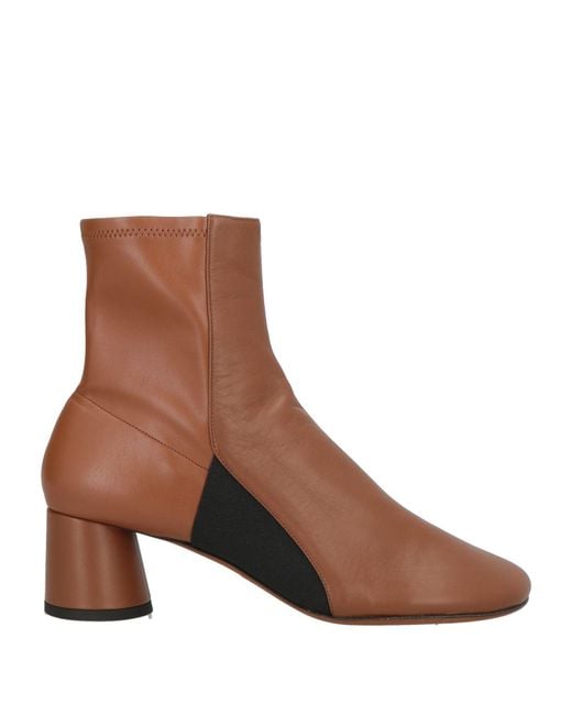 Proenza Schouler Brown Ankle Boots Leather