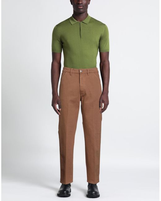 Nine:inthe:morning Brown Pants for men