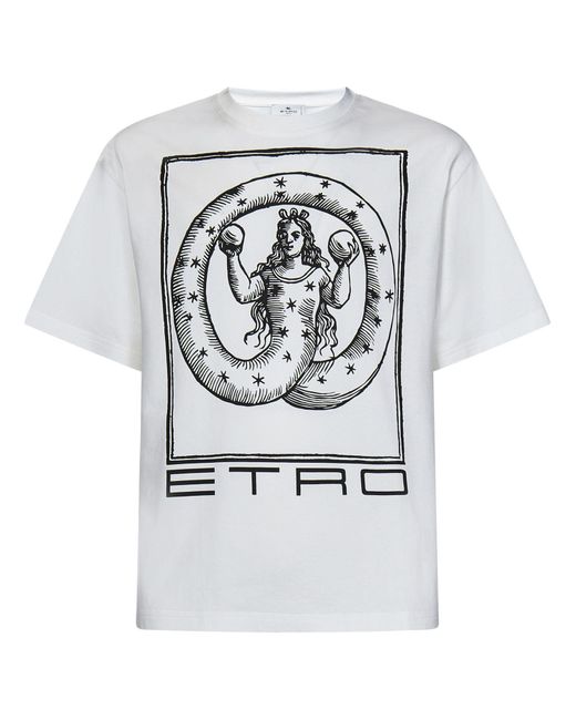 Etro T-shirts in Gray für Herren