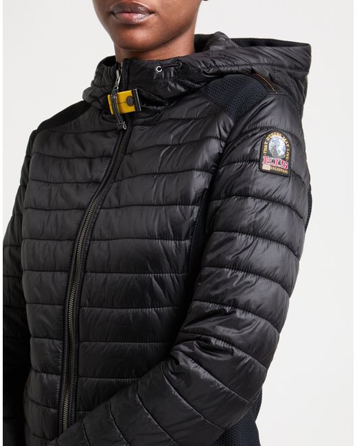 Parajumpers Black Puffer Polyamide, Polyester, Elastane