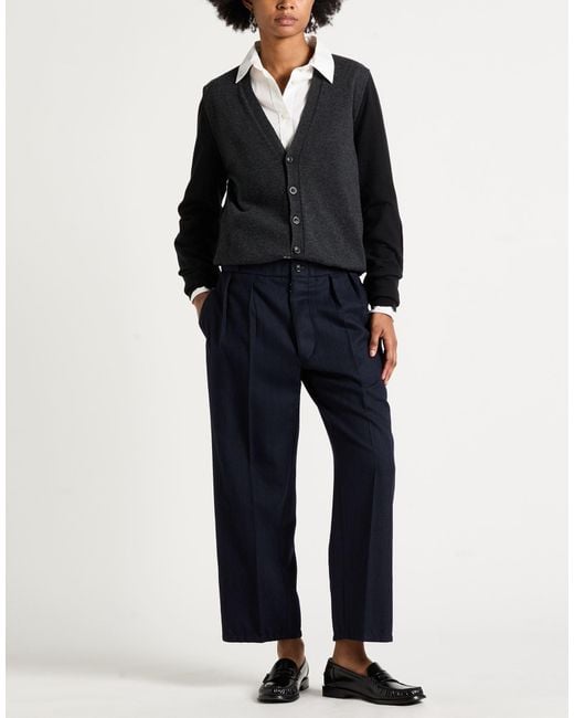 Maison Margiela Blue Midnight Pants Wool