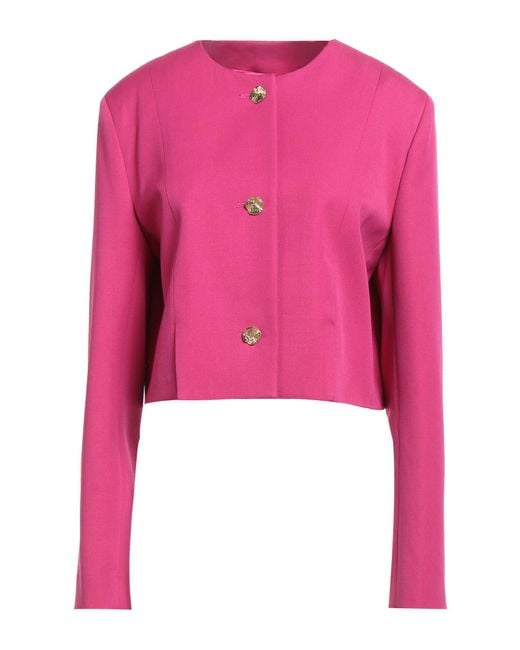 Nina Ricci Pink Fuchsia Blazer Wool