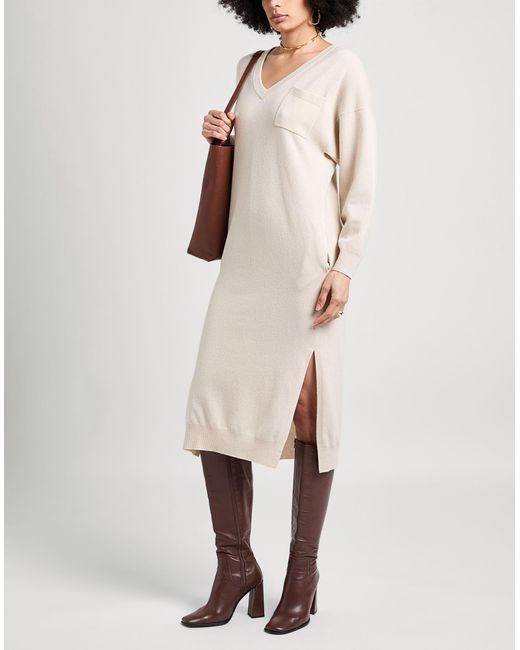 Lorena Antoniazzi Natural Midi-Kleid