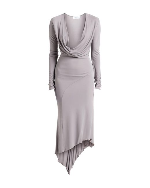 Blumarine Gray Midi Dress