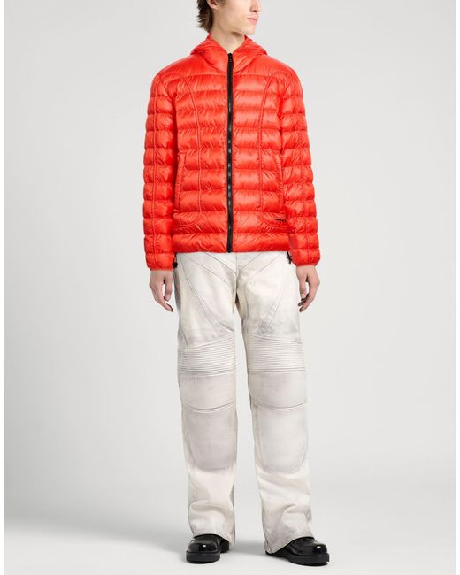 DIESEL Red Puffer for men