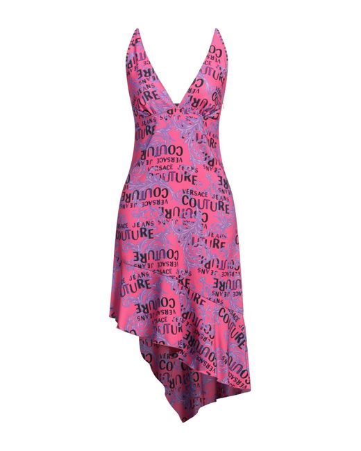 Vestido midi Versace Jeans Couture de color Purple