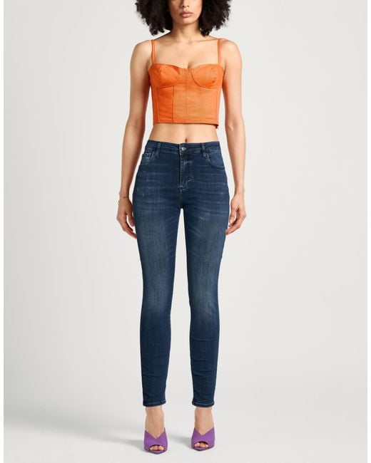 ARMANI EXCHANGE Blue Jeans Cotton, Polyester, Elastane