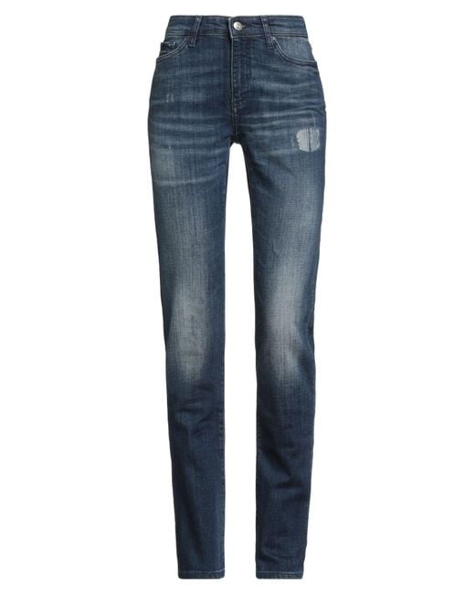 ARMANI EXCHANGE Blue Jeans Cotton, Elastane