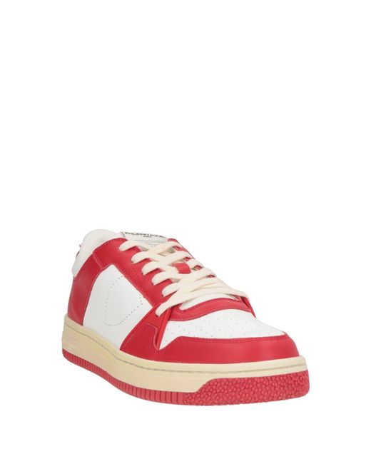 Philippe Model Red Trainers for men