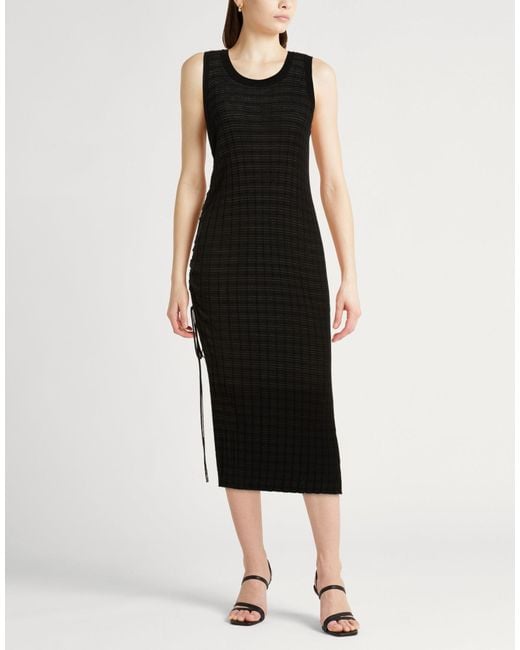 Roberto Collina Black Midi Dresses