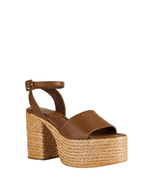 Paloma Barceló Brown Espadrilles Leather