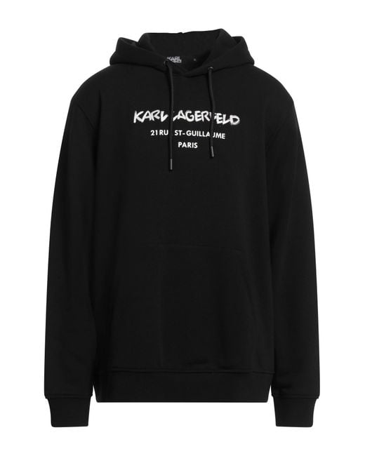 Karl Lagerfeld Black Sweatshirt for men