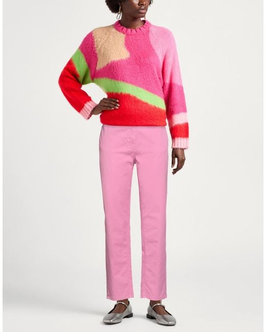 Haveone Pink Pants Cotton, Elastane