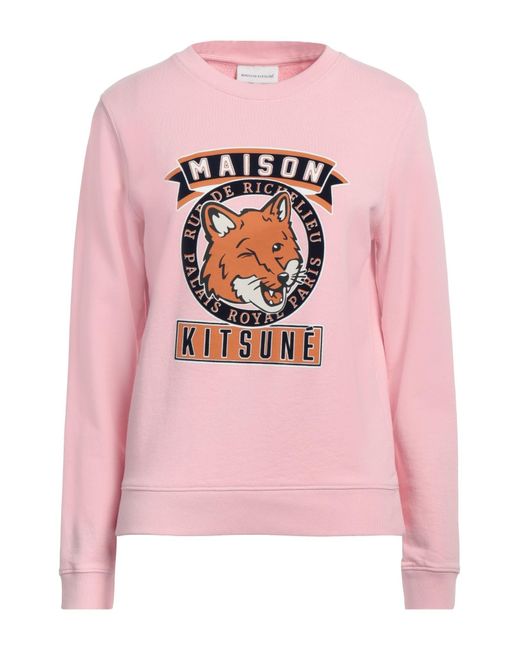 Maison Kitsuné Pink Sweatshirt