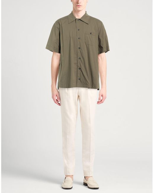 Dolce & Gabbana Green Shirt Cotton, Elastane for men