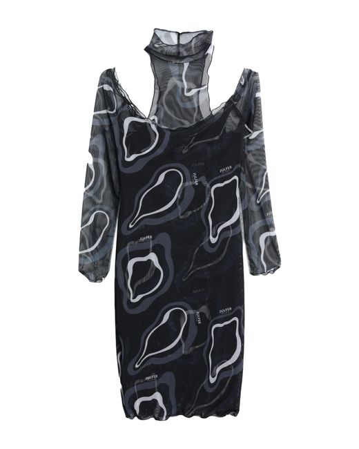 Robe courte Julfer en coloris Black