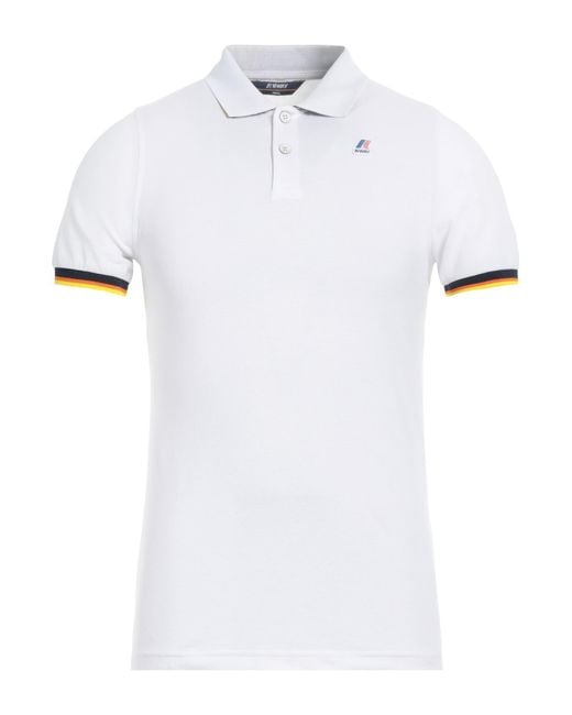 K-Way White Polo Shirt for men