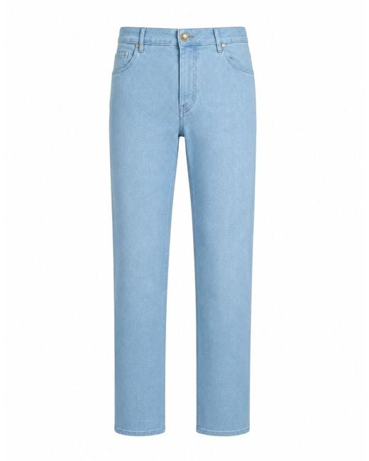 Hand Picked Blue Jeans Cotton, Elastomultiester, Elastane for men