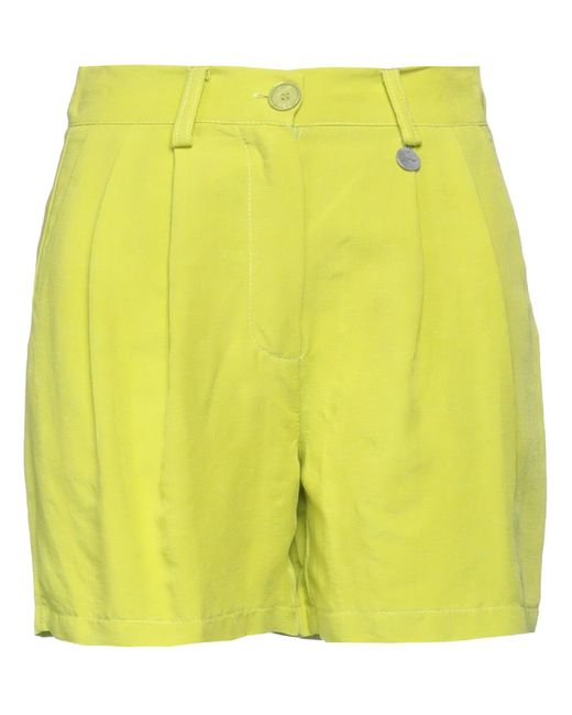 Berna Yellow Shorts & Bermuda Shorts