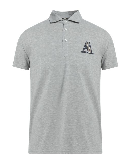 Aquascutum Gray Polo Shirt for men