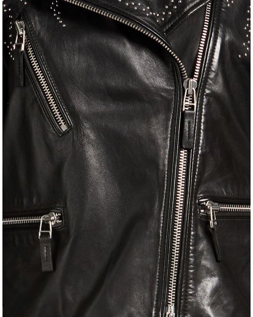 Blauer Black Jacket Leather