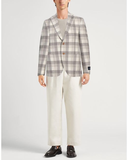 Tombolini Natural Blazer Virgin Wool for men