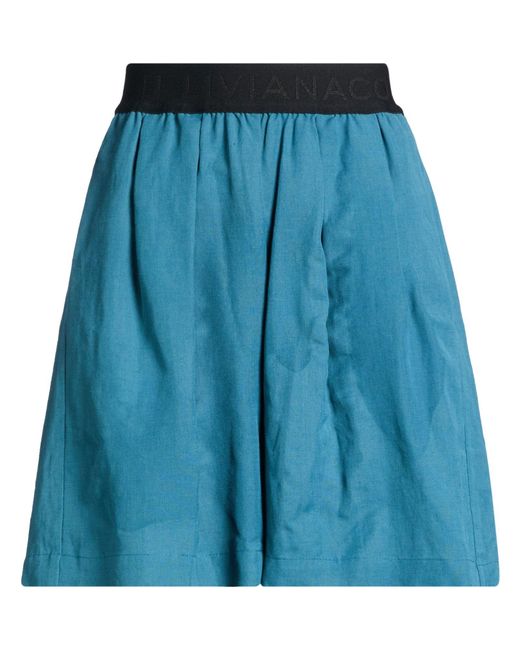Liviana Conti Blue Shorts & Bermuda Shorts