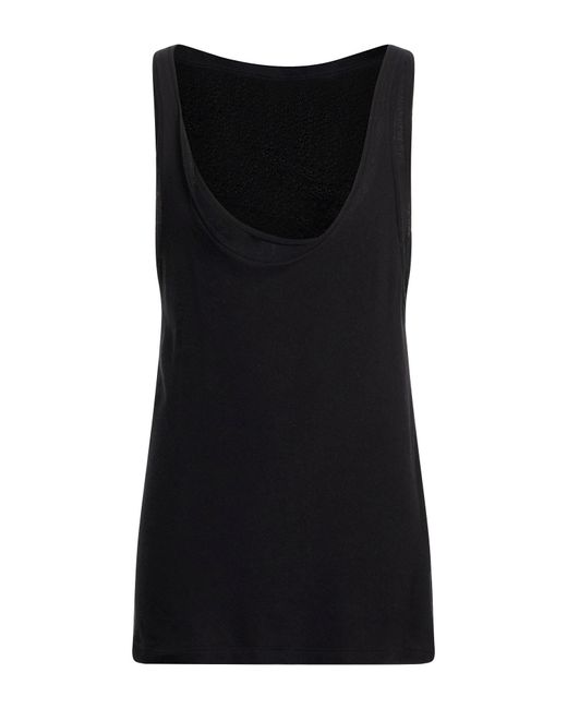 Kris Van Assche Black Tank Top Cotton for men