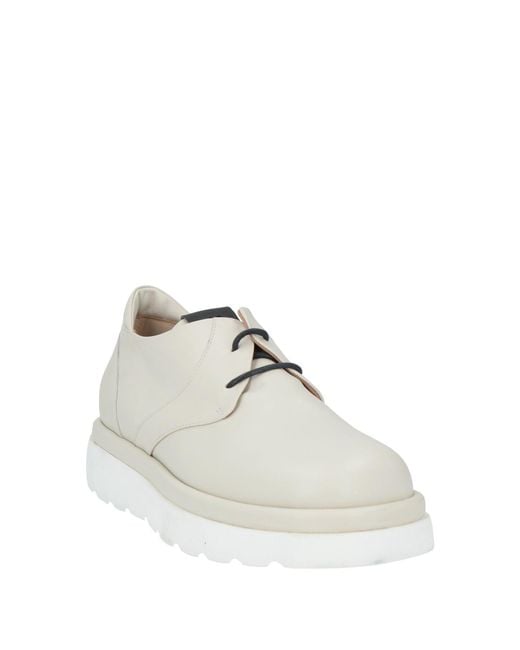 Ixos White Lace-Up Shoes